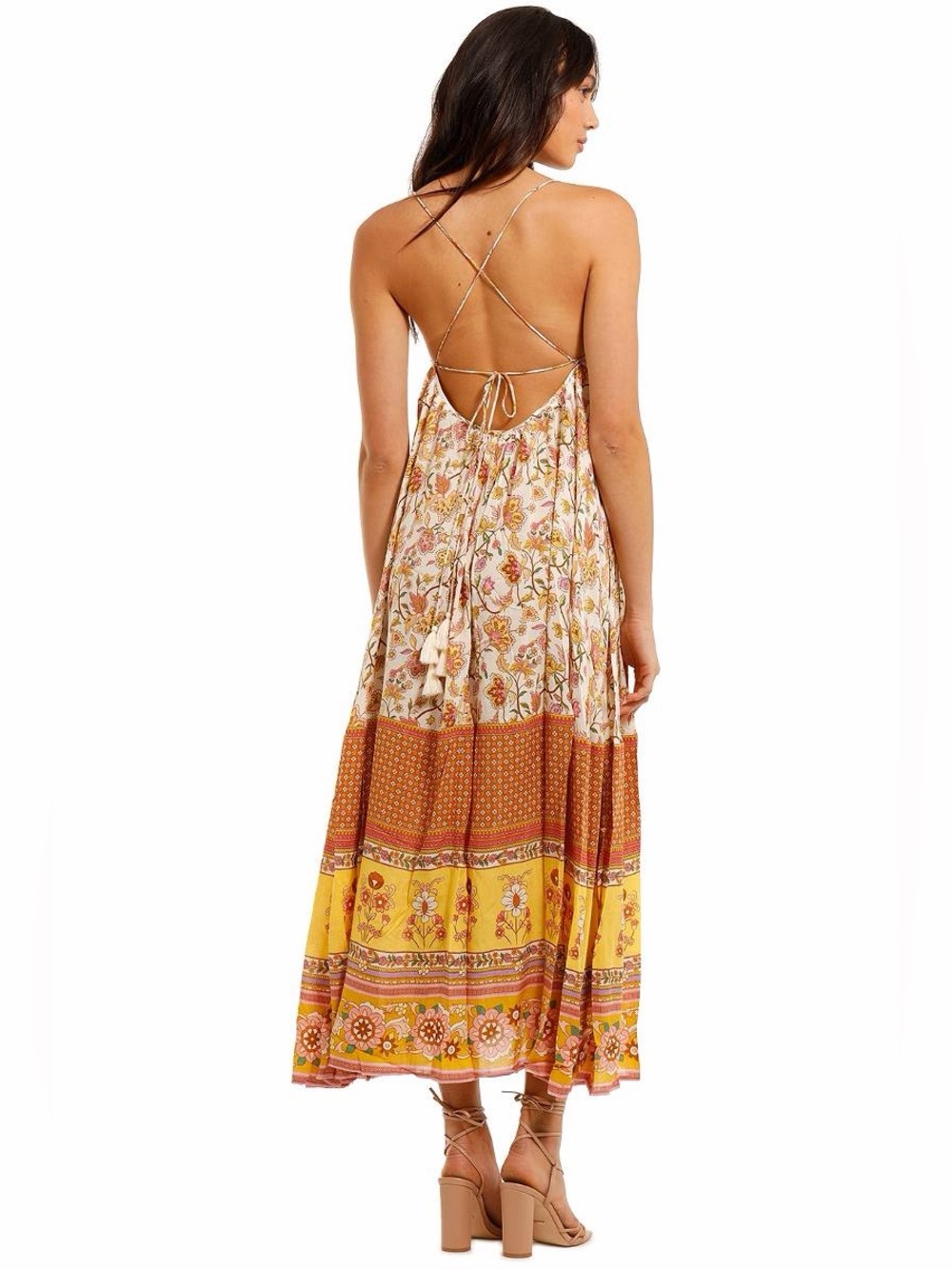 Spell And The Gypsy X Revolve Exclusive Portobello Strappy In Honeydew